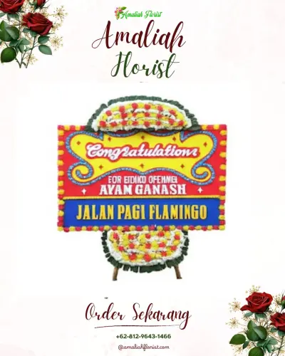 Bunga Papan Congratulation di Purirano